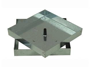 SIGILLO PORTAPAVIMENTO LEGGERO TELAIO CM.5H.- - ø cm.43x43 luce cm.39x39 - 1 pezzi