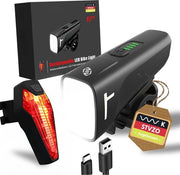 Lampi di Coda per Bicicletta - Lampada LED per Bicicletta - Kit di Lampade Avanti e Dopo per Bicicletta
