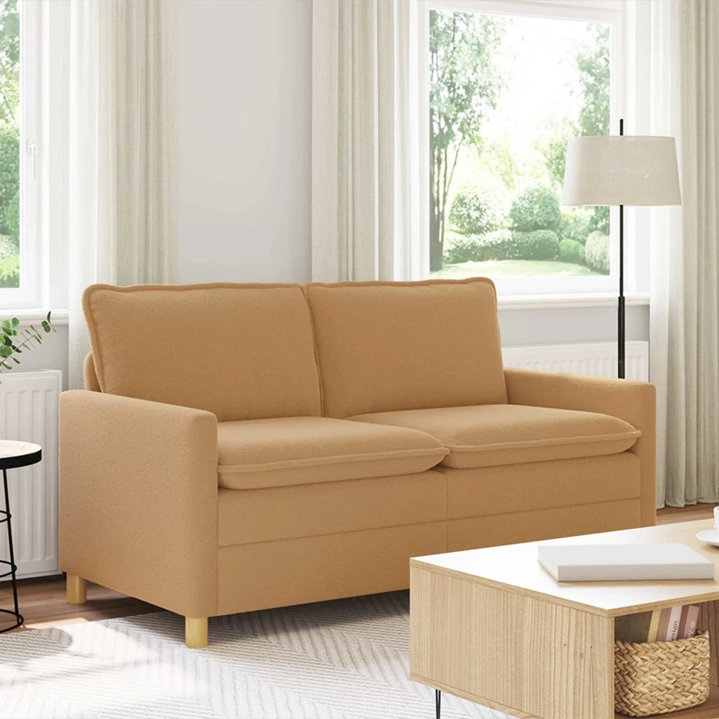 Divano Beige 156 x 81 x 87,5 cm Tessuto