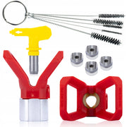 Ugello di Spruzzatura Modello 517 – Set Rosfix: 3x Guaine, 1x Protezione, 5x Spazzole | Compatibile con Graco, Titan