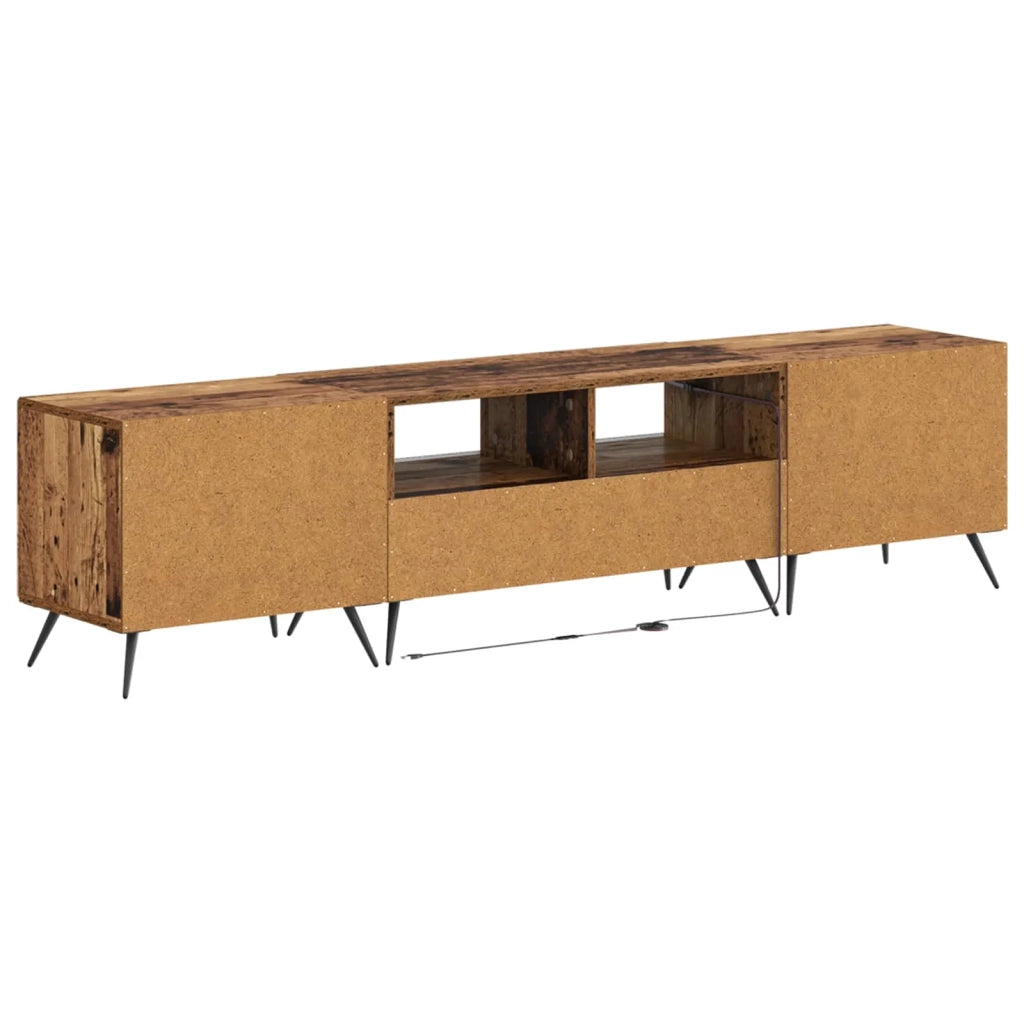 Mobile TV LED a 5 pezzi Legno antico Legno ingegnerizzato 3416931