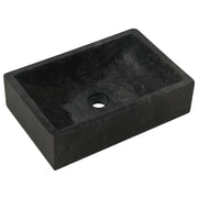 Lavabo in marmo nero 45 x 30 x 12 cm 02_0002554