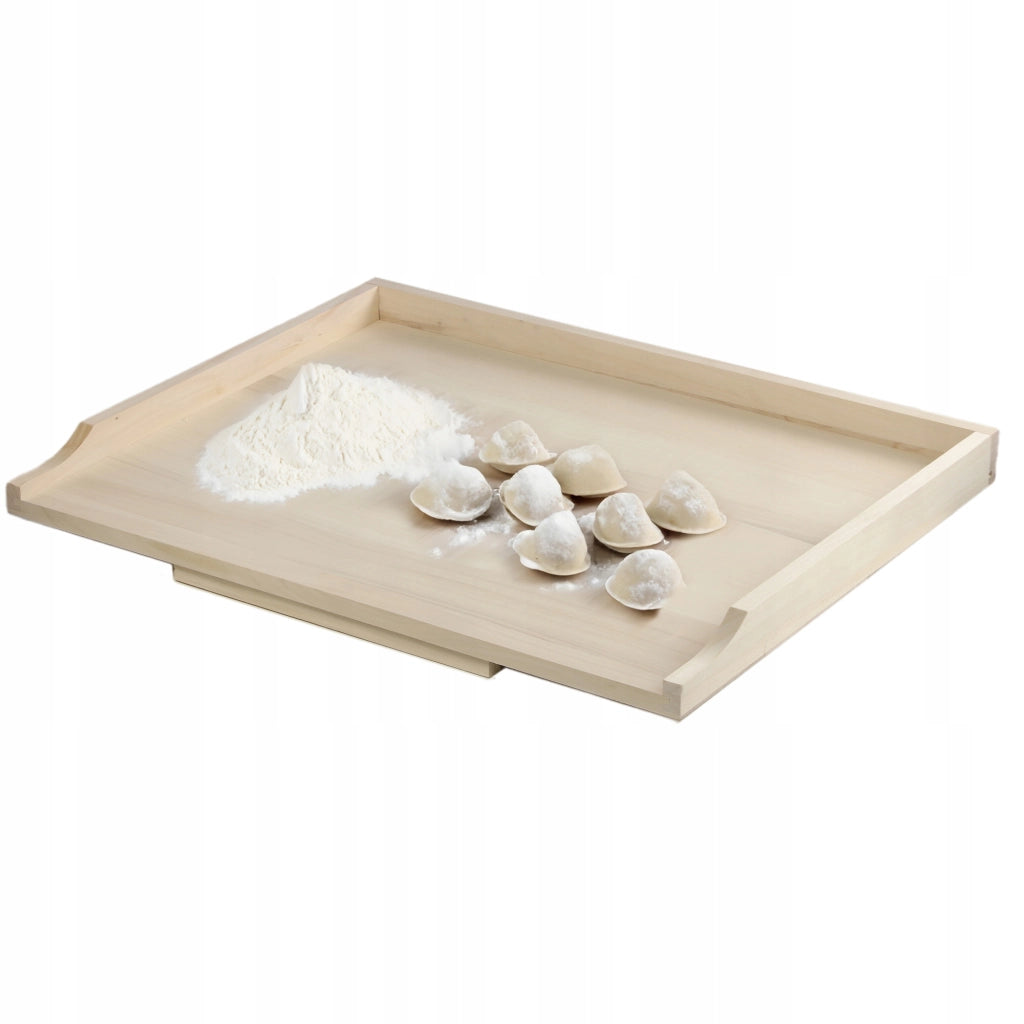 Tagliere da pasticceria grande in legno KADAX 63x50cm XXL monofacciale in legno massello per cucina