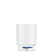 Zafferano Set 6 Bicchieri Tumbler Teca Mare Soggetto Pesce Palla in Vetro Borosilicato Artigianale Trasparente Design Impilabile ed Ergonomico