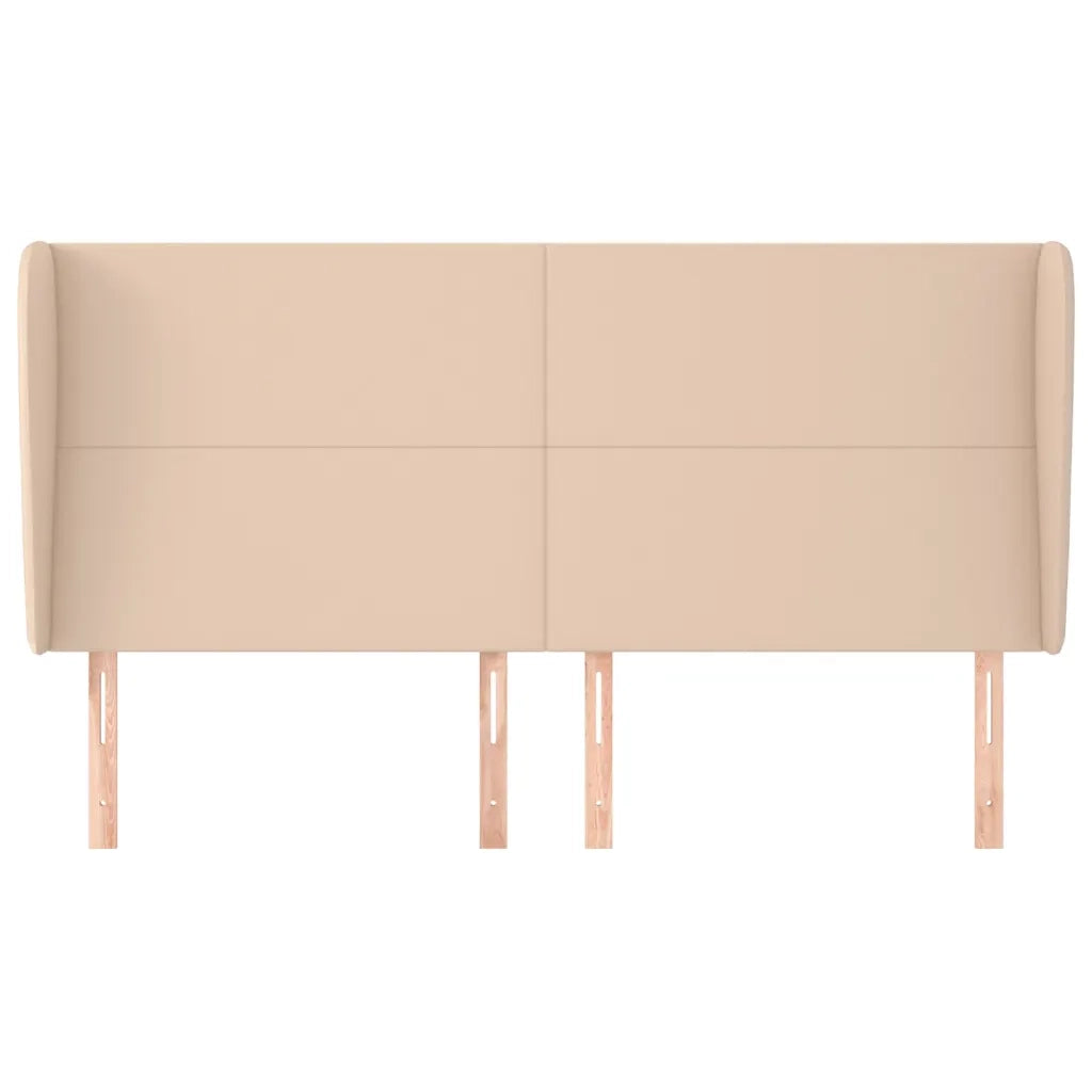 Testiera ad Orecchio Cappuccino 163x23x118/128 cm in Similpelle 3117777