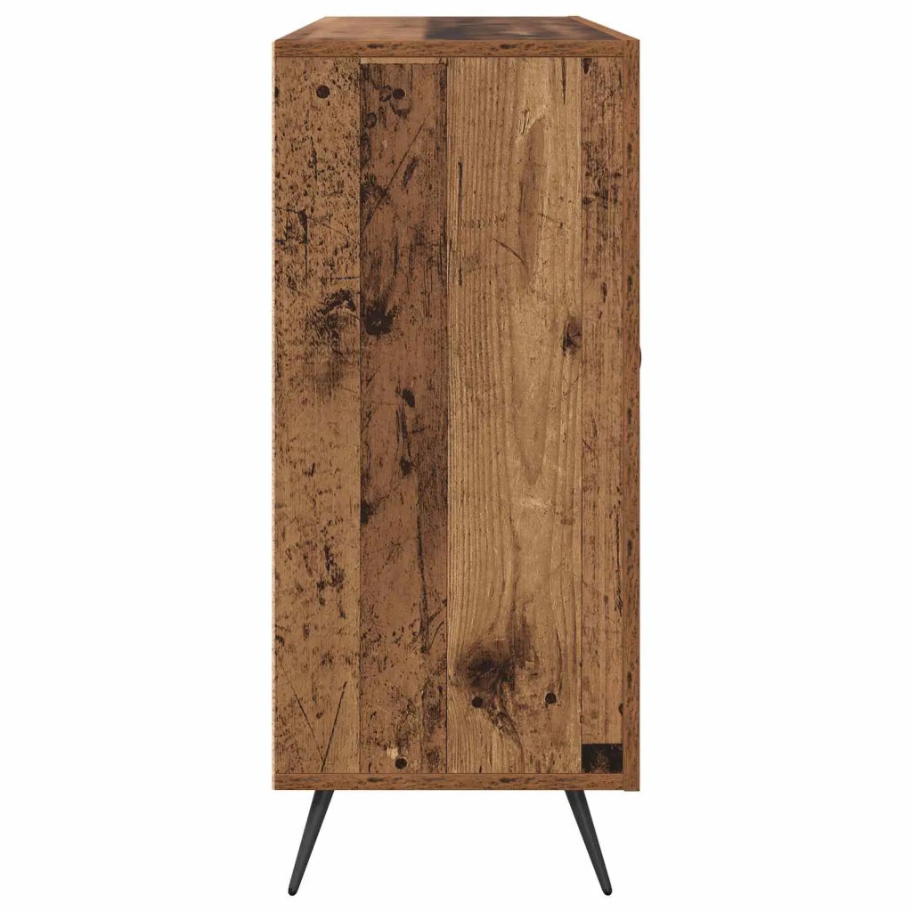 Credenza | Madia | Buffet da pranzo | Armadio da pranzo Legno vecchio 89,5 x 34 x 80 cm Legno multistrato