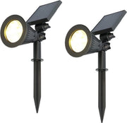 Illuminazione Solare per Giardino Spots a Terra - Illuminazione Solare per Giardino Energia Solare - Illuminazione Solare per Giardino Punti di Accensione