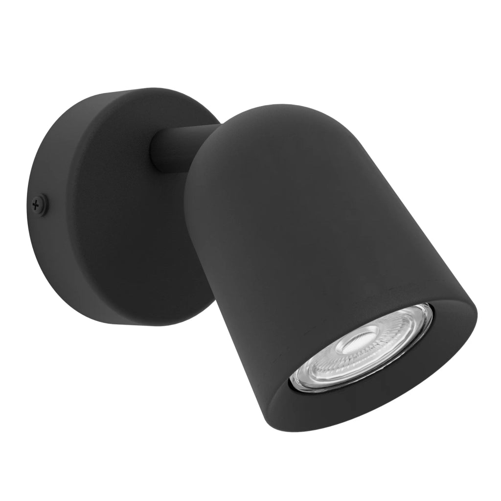Faretti E Spot Moderno Camaldoli Acciaio Nero 1 Luce Gu10 Ip20