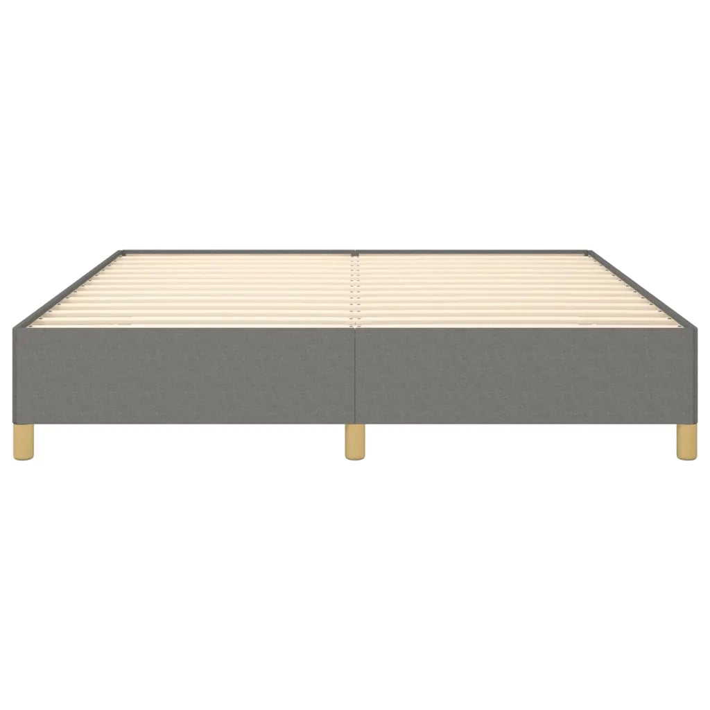 Struttura Letto a Rete a Molle Grigio Scuro 160x200 cm Tessuto 3120970