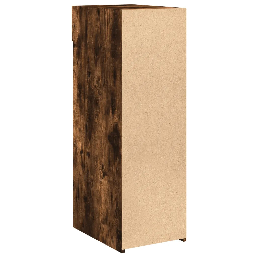 Credenza | Madia | Buffet da pranzo | Armadio da pranzo Rovere Fumo 30x42,5x93 cm in Legno Multistrato