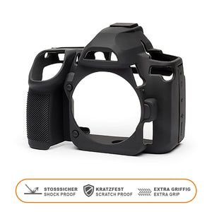 easyCover compatibile con Nikon D780 - copertura protettiva in silicone piacevolmente aderente, copertura per fotocamera - perfetta vestibilità, operatività senza limitazioni