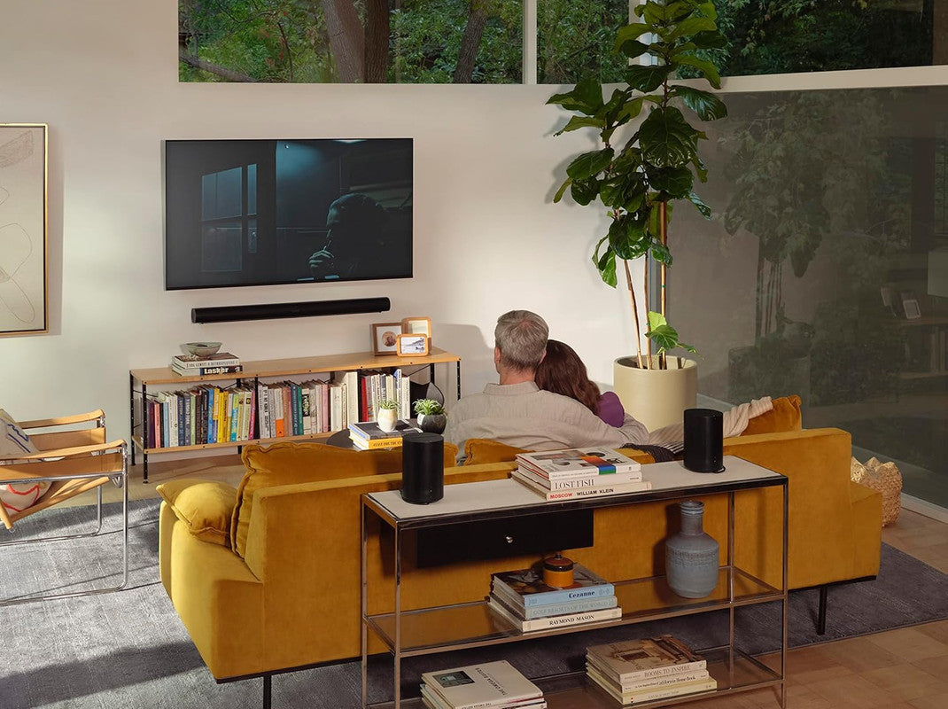 Sonos Era 100, smart speaker altoparlante Wi-Fi, Bluetooth e line-in 3,5mm, Alexa integrata e Air Play 2, Trueplay, Nero