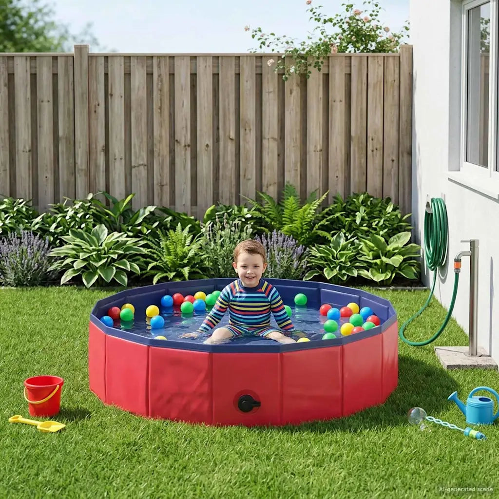 Piscina per bambini Rosso Ø 80 x 20 cm