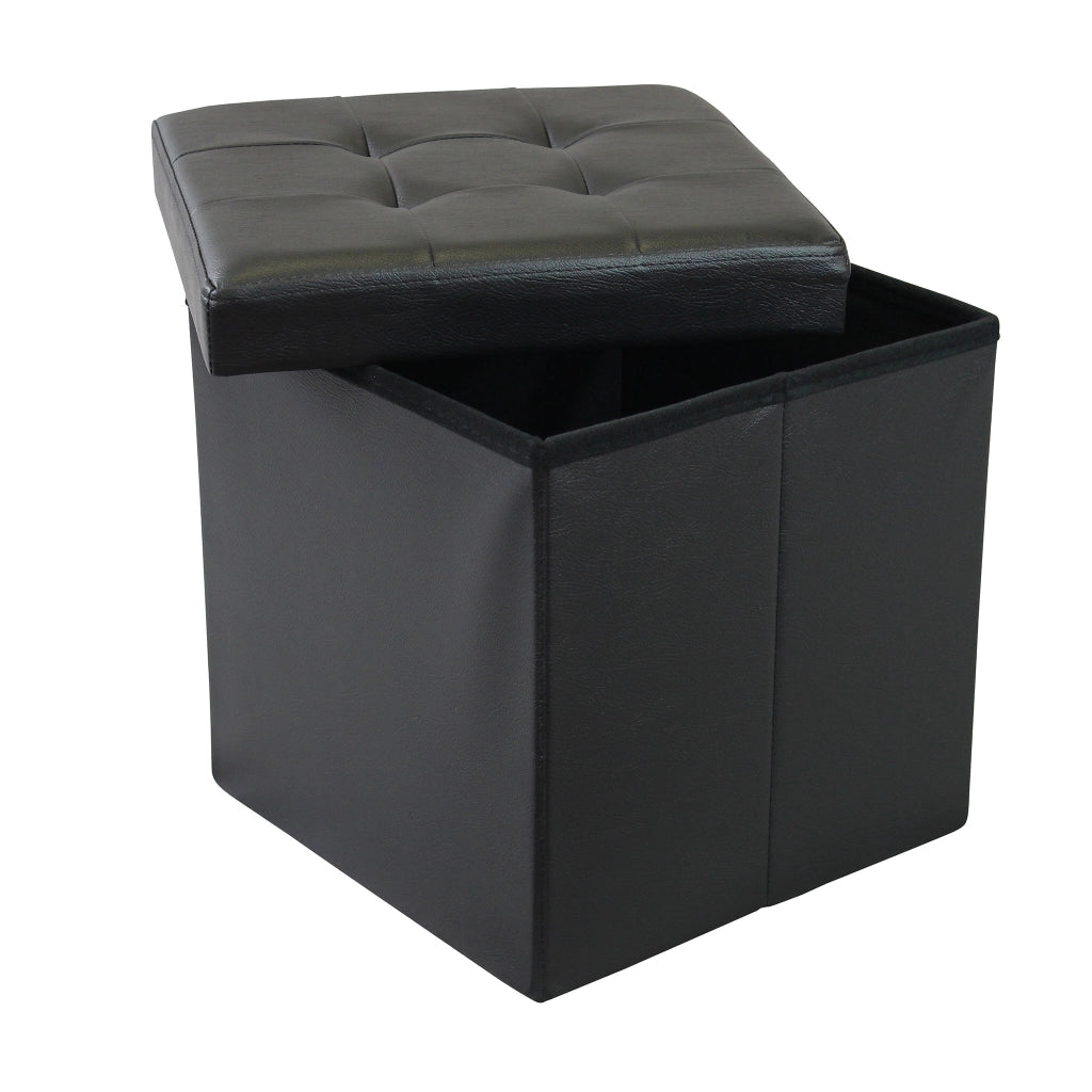 Pouf contenitore in similpelle - MADDOX