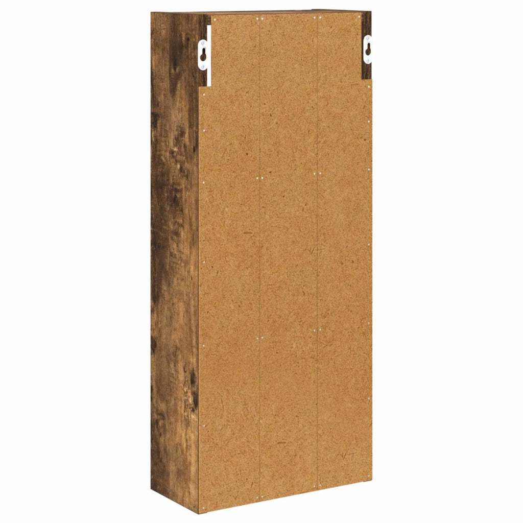 Armadio da bagno a muro Quercia Affumicata 30 x 14 x 70 cm 889331