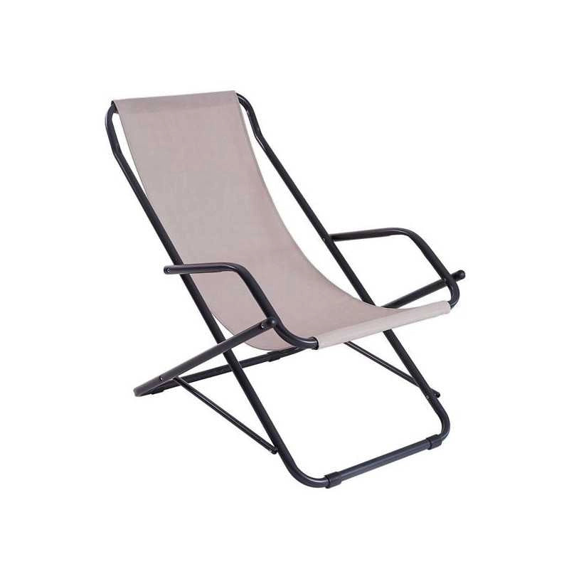 Dondolino Acciaio Stiliac Swing 7401 Tortora