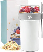 Set di Overnight Oats in Jar di Mason - Muesli - Bicchieri di Cottura per Havermout - Kit - Imperdibile per la tua colazione