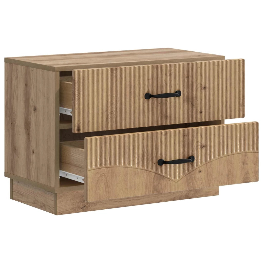 Armadio da Notte Rovere Artigianale 62 x 34,5 x 44,5 cm 895244