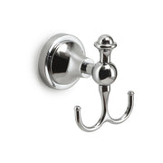 APPENDINO DOPPIO DA PARETE IN ACCIAIO INOX CROMATO MODELLO NEVIS - DIM. CM (LXPXH): 8X8,2X10,4 - CROMATO  - GDY