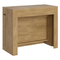 Consolle Tavolo Allungabile 90-302x42x75 cm Evolve Quercia Natura