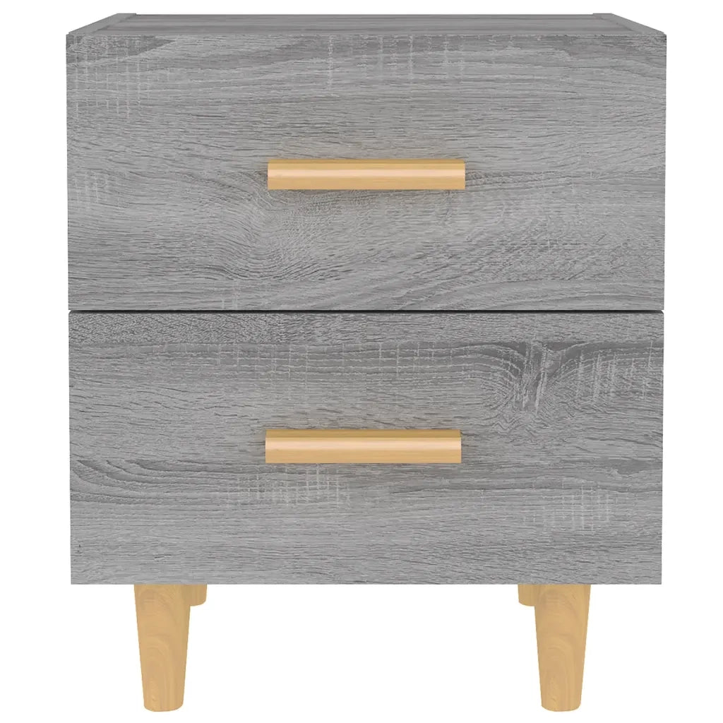 Comodino Grigio Sonoma 40x35x47,5 cm cod mxl 30836