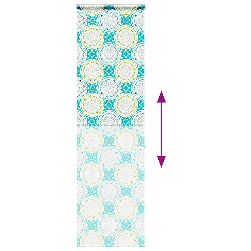 Tenda a Rullo per Doccia Cassonetto 60x240 cm Larghezza Tessuto