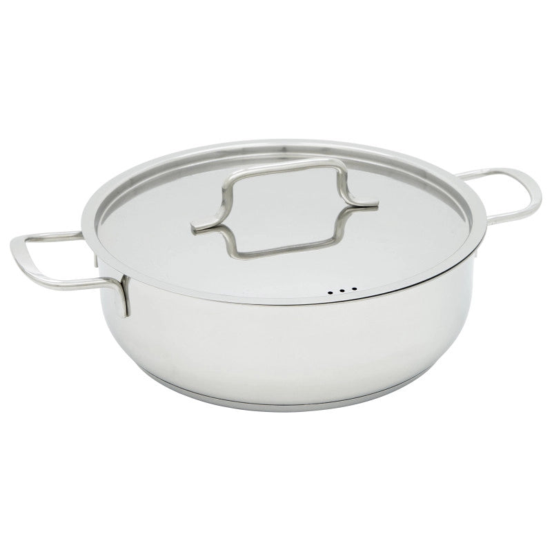 Set di 2 Batteria 9pz Steel Master In Acciaio 18/10