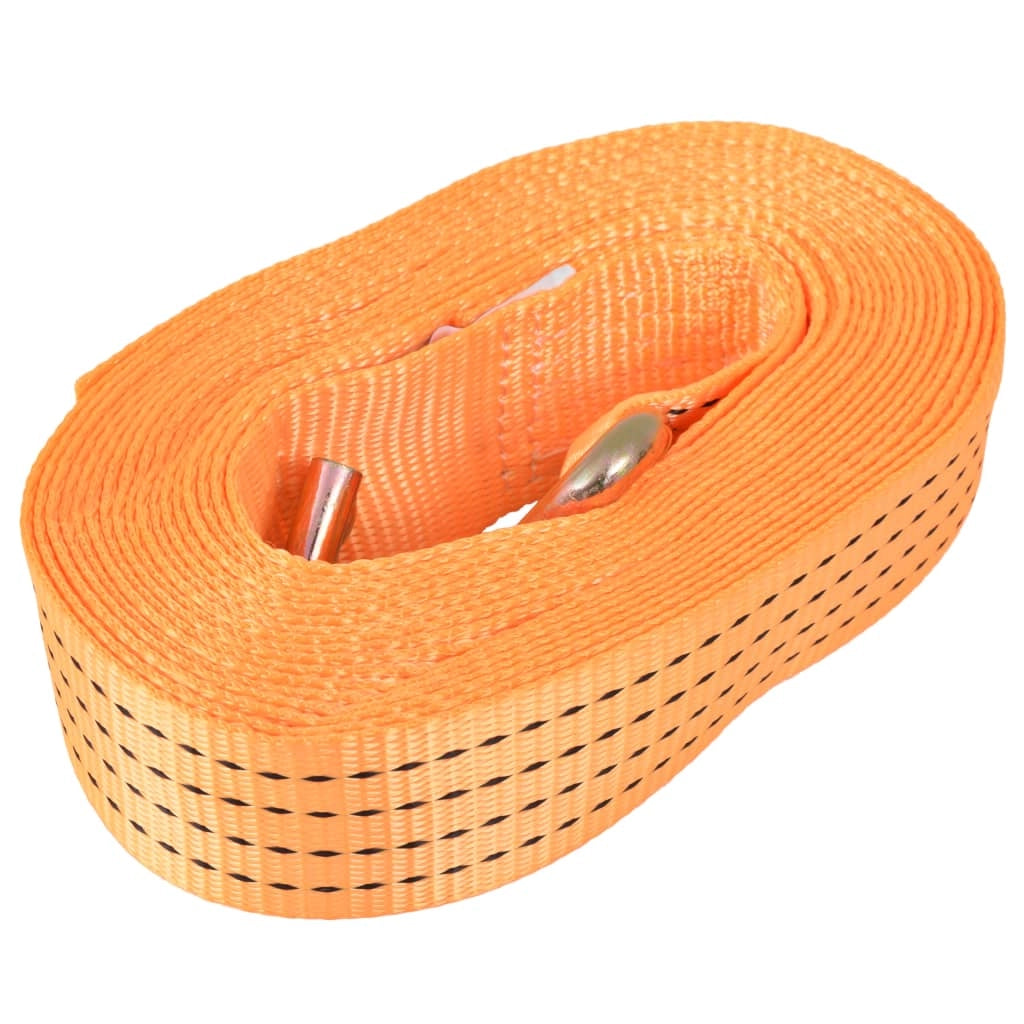 Cinghia di fissaggio a cricchetto 10 pezzi 2 tonnellate 8 m x 50 mm arancione 02_0003539