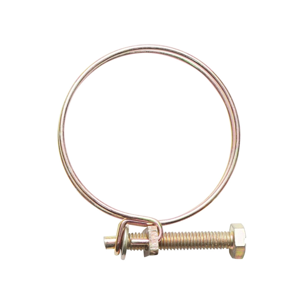 Fascetta stringicavo 45-50mm con vite M6x50mm per tubo flessibile Breckner Germany