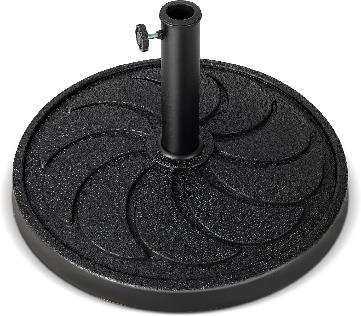 Base Ombrellone da Esterno 18 kg, Supporto Rotondo per Ombrellone 54 CM con Diametro Palo 38/48 MM, Base per Ombrellone Robusta da Giardino Terrazzo Esterno