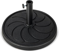 Base Ombrellone da Esterno 18 kg, Supporto Rotondo per Ombrellone 54 CM con Diametro Palo 38/48 MM, Base per Ombrellone Robusta da Giardino Terrazzo Esterno