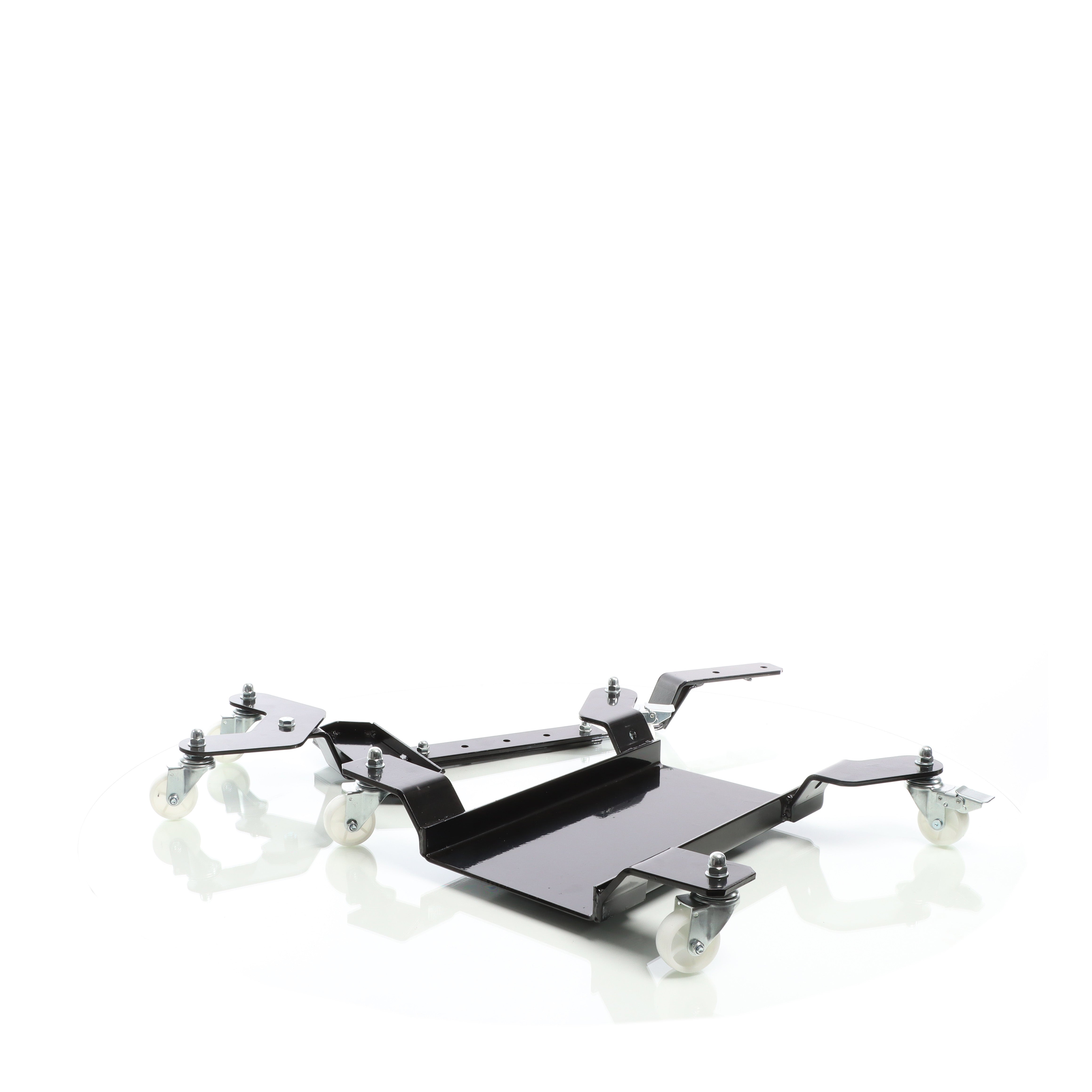 Carrello sposta moto Ausilio manovra e parcheggio per moto con cavalletto laterale Max 560kg 6 ruote