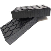 Trade Shop - Set 2 Pezzi Tamponi Di Gomma Per Ponti Sollevatori Tampone 16 X 12 X 3.5 Cm -