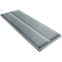 Ripiano metallico rinforzo singolo prometal acciaio vern grigio cm  90x40 (5 pezzi) Prometal 