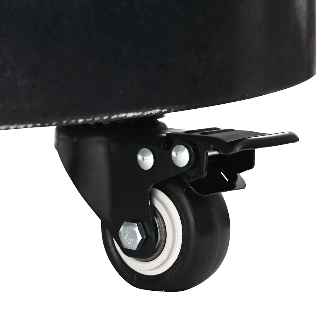 Base per ombrellone 30kg Nero Granito e Acciaio Inossidabile CFW6600728