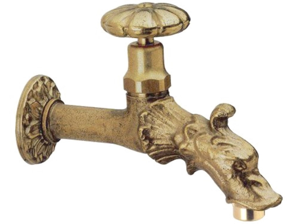 Rubinetto Per Fontana Vitone Tradizionale Bronzo Rinascimento 1/2M - Idrobric