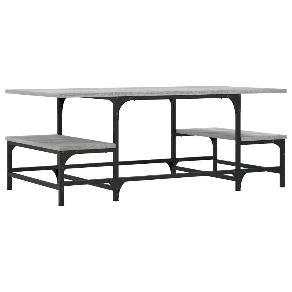 Tavolino salotto | Tavolino da caff¨¨ | Tavolino da Soggiorno Grigio Sonoma 100x50,5x40 cm Legno Multistrato