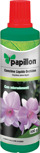 Concime liquido per orchidee 500gr papillon