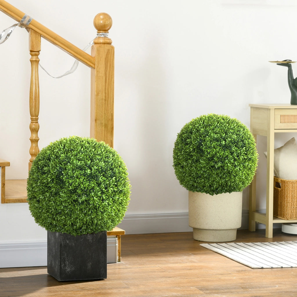 Piante Finte Bosso ¨C zephmum ¨C Verde ?40 cm per Interno ed Esterno