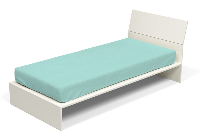 Lenzuolo Sotto con Angoli ed Elastico Tinta Unita Verde Acqua Matrimoniale Maxy