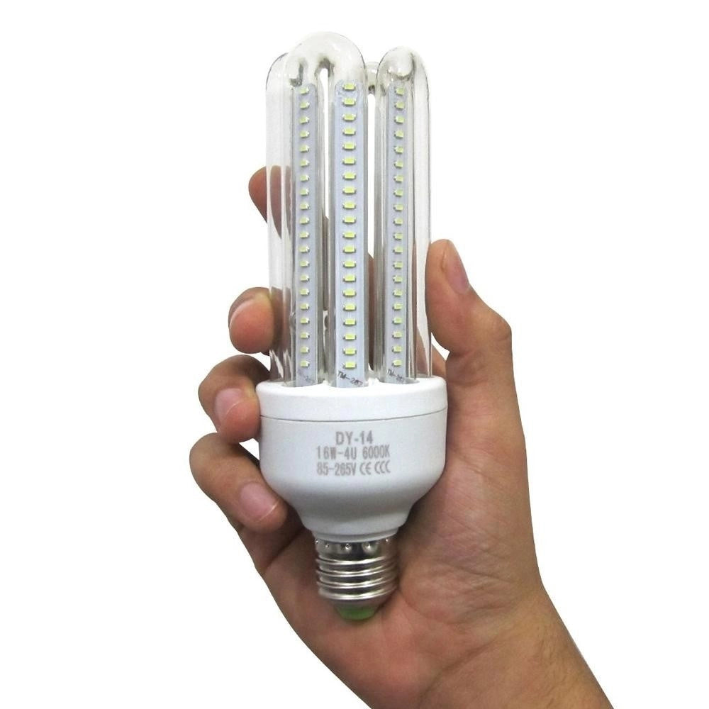 Trade Shop - Lampada A Led 4u 16w Efficiente Led Lampadina Risparmio Luce Bianco Freddo Caldo - -bianco Freddo      -