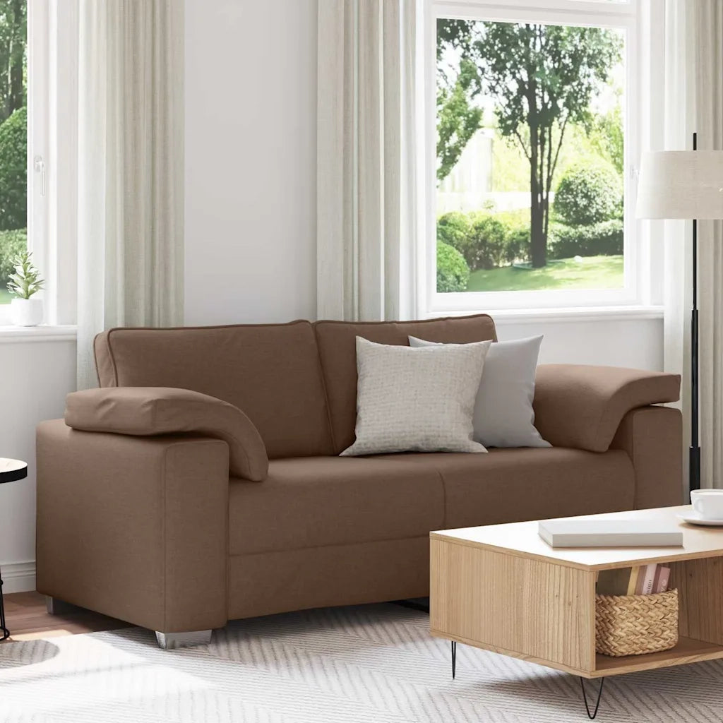 Divano-Sofa-Divanetto Marrone 180 x 77 x 82 cm Tessuto
