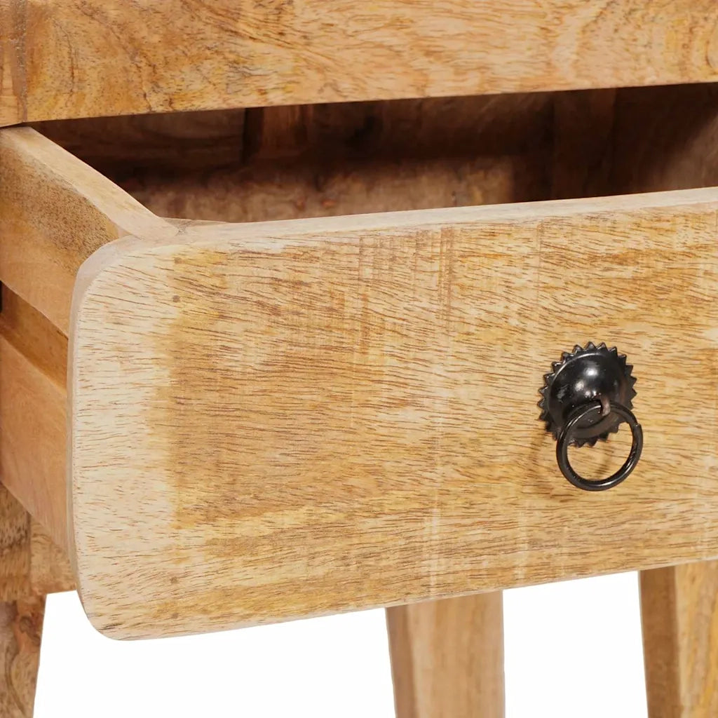 Tavolino Marrone 40 x 32 x 46 cm Legno di mango massello 4104555