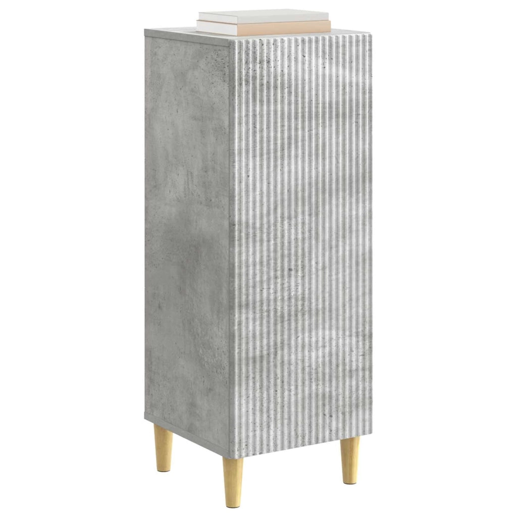 Credenza Grigio Cemento 33 x 34,5 x 90 cm Legno ingegnerizzato