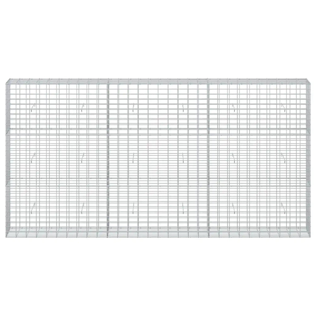Gabione con Filo da 3,5 mm e Rete da 5x10 cm 300x30x150 cm 3462744