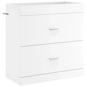 Mobiletto da Bagno Sotto Lavabo Bianco 78,5 x 37,5 x 81 cm