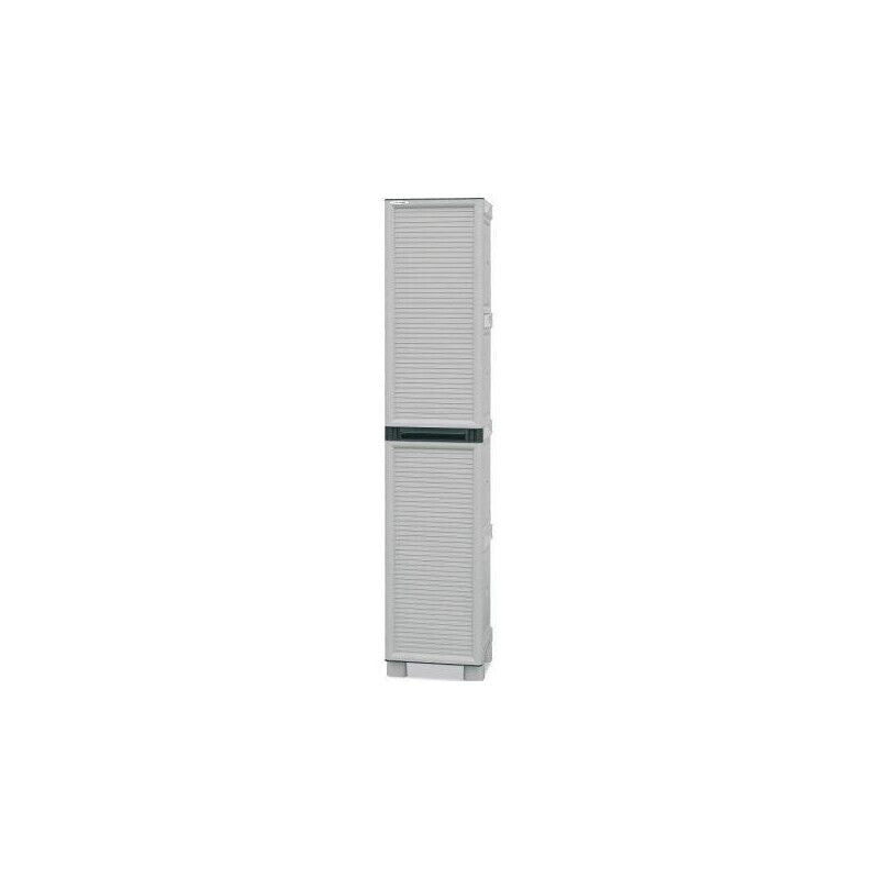 ARMADIO PORTASCOPE IN POLIPROPILENE 1 ANTA E 3 RIPIANI 50 X 39 X H172 CM