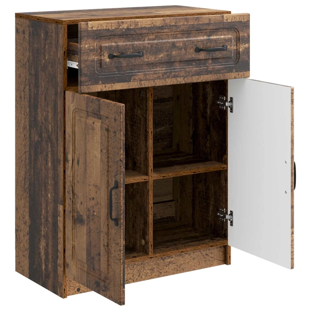 Credenza | Madia | Buffet da pranzo | Armadio da pranzo Legno antico 66 x 34,5 x 87 cm Legno ingegnerizzato