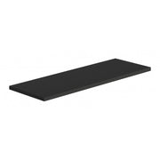 Mensola da Muro, Scaffale Legno, Mensola da Parete, Nero, 56x20x1,8 cm - Smart