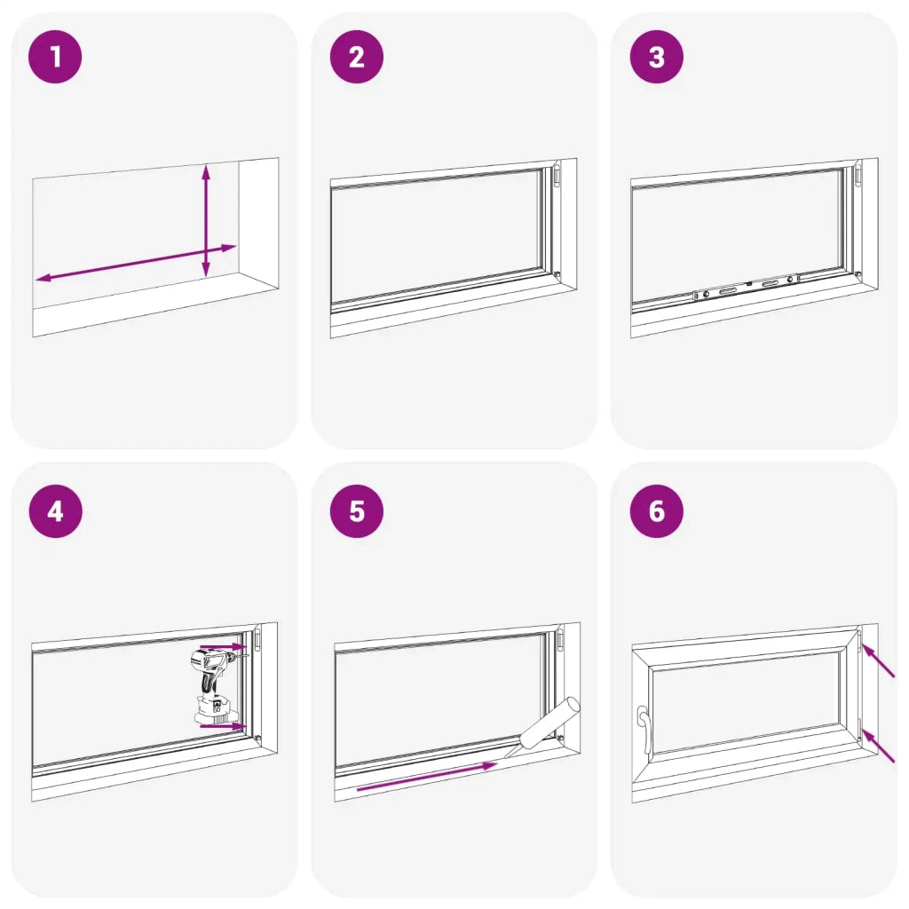 Finestra per Soffitta RISOR 90 x 70 cm PVC e Vetro Antracite CFW6217677